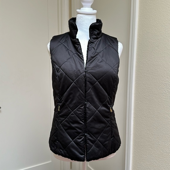 NWOT Ralph Lauren Faux Fur Reversible Vest (S) - Picture 2 of 7